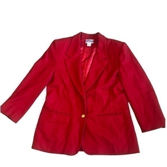 Pendleton Red Blazer 12